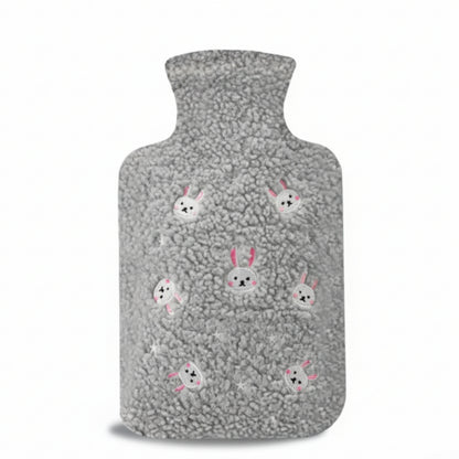 OliviaLiving 1.7L hot water bottle with Flannel cover