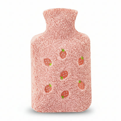 1.7L Hot Water Bottle with Flannel Cover