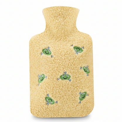1.7L Hot Water Bottle with Flannel Cover