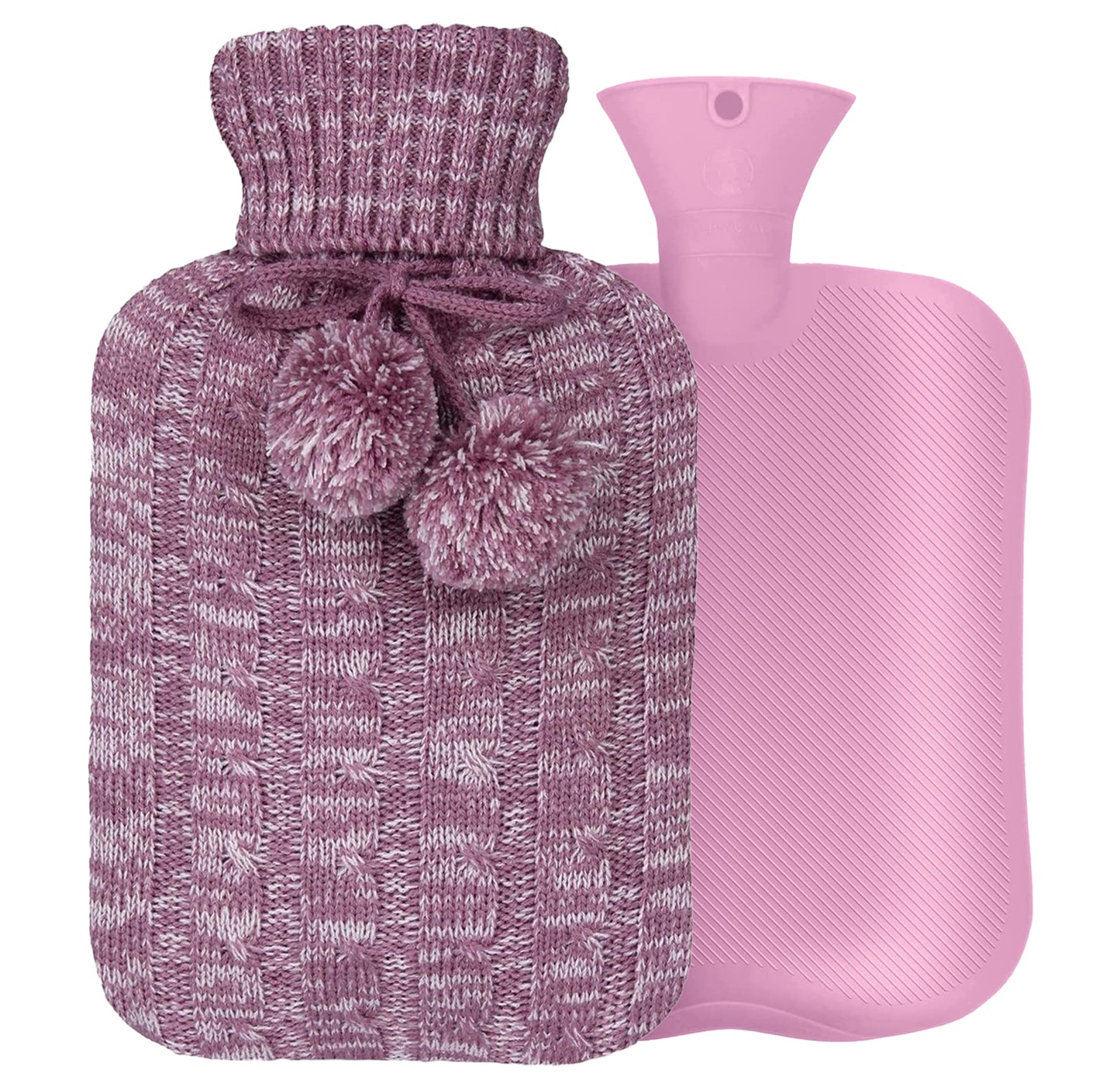 Knitted Hot Water Bottle for Pain & Comfort - OliviaLiving