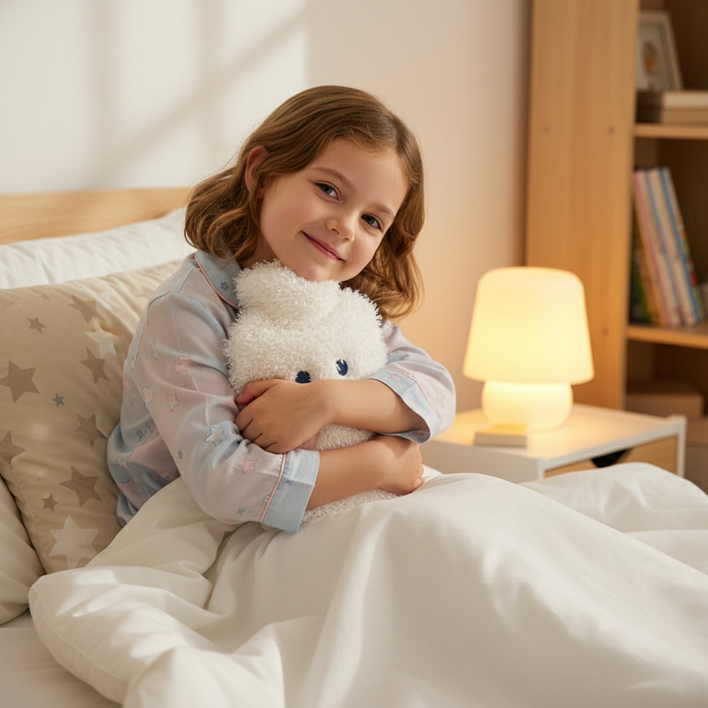 Hot Water Bottle for Pain Relief with Cute Plush Cover, 1L – OliviaLiving