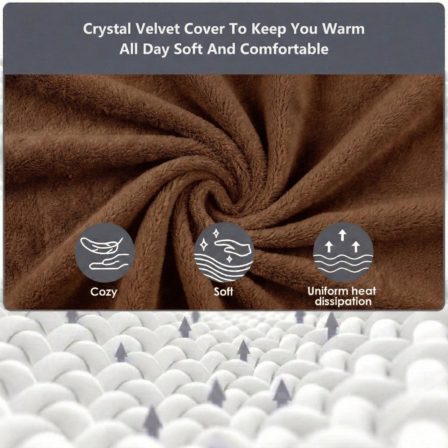 U-Shaped Hot Water Bottle with Soft Plush Cover