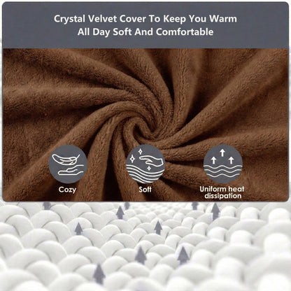 U-Shaped Hot Water Bottle with Soft Plush Cover