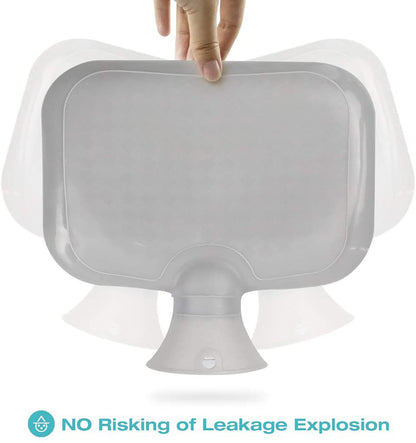 1.5L Hot Water Bottle with Soft Fleece Cover