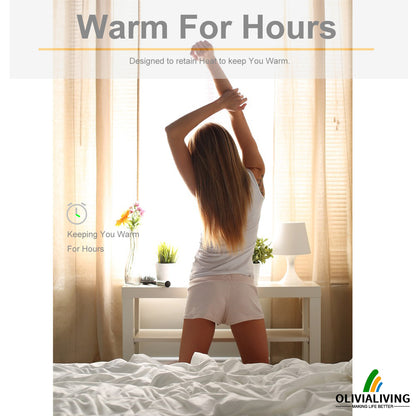 2L Hot Water Bottle with Classic Knit Cover – Six Colours