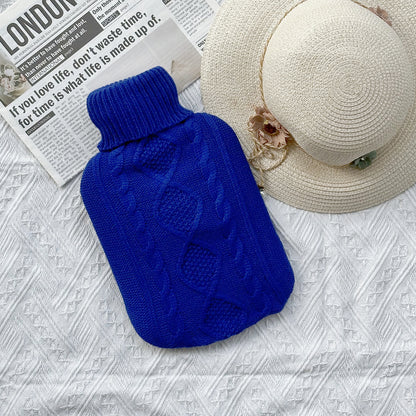 2L Hot Water Bottle with Classic Knit Cover
