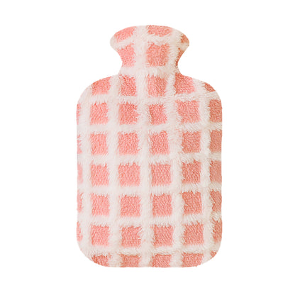 1.5L Hot Water Bottle with Soft Plush Cover – Classic Colours