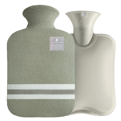Bouillotte classique pour soulager les maux de dos, 2 L - OliviaLiving