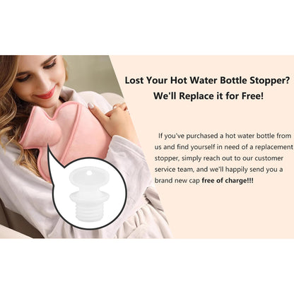 OliviaLiving hot water bottle for menstrual cramps and pain relief